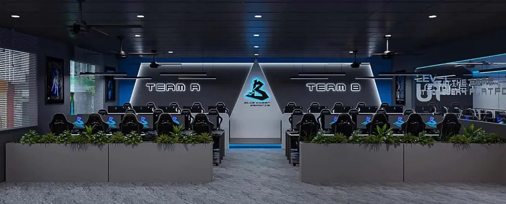 Phòng máy Blue Cyber Esports