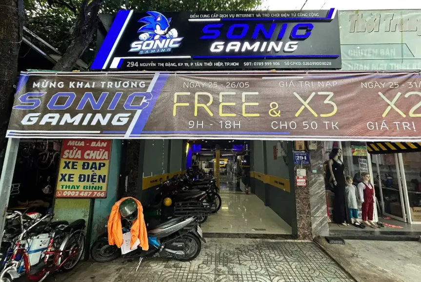 Phòng máy SONIC GAMING HCM