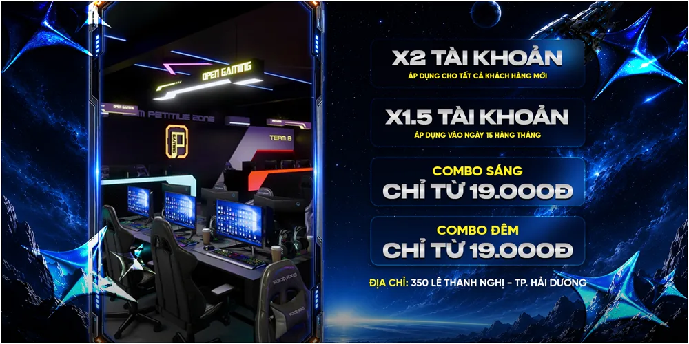 Phòng máy Open Gaming Center