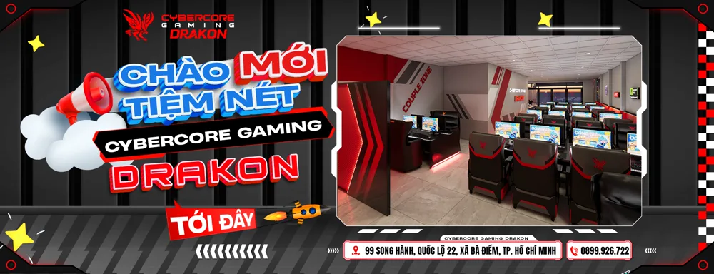 Phòng máy CyberCore Gaming Drakon