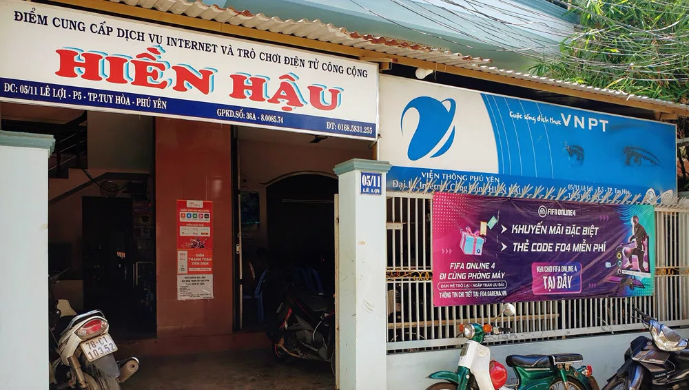Phòng máy Hiền Hậu Internet