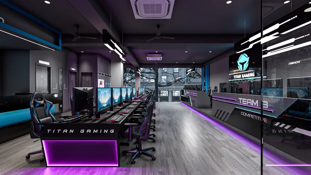 Phòng máy Titan Cyber Gaming