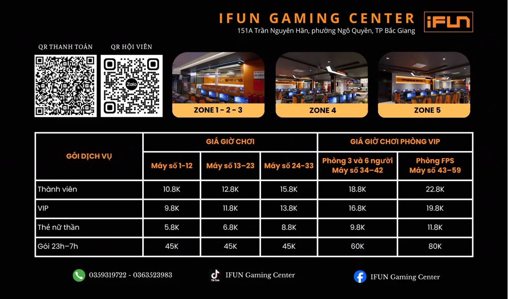 Phòng máy Ifun Gaming