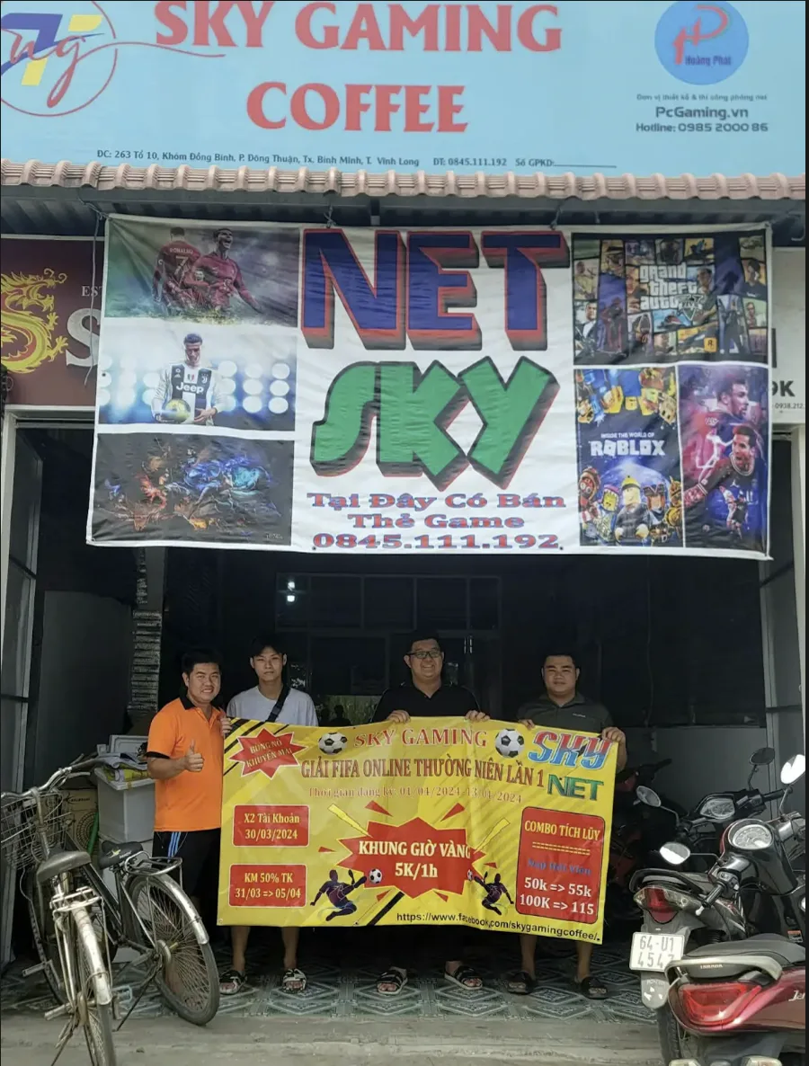 Phòng máy Sky Gaming Coffee