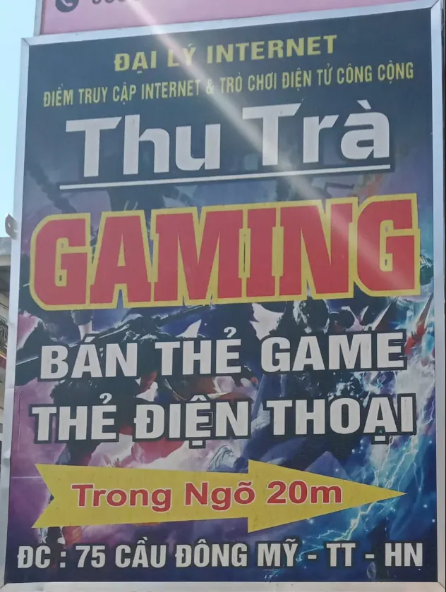 Phòng máy Net Thu Trà Đông Mỹ